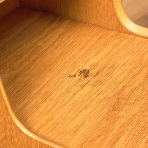 Swedish bedside tables in oak