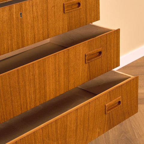 Swedish chest of drawers in teak