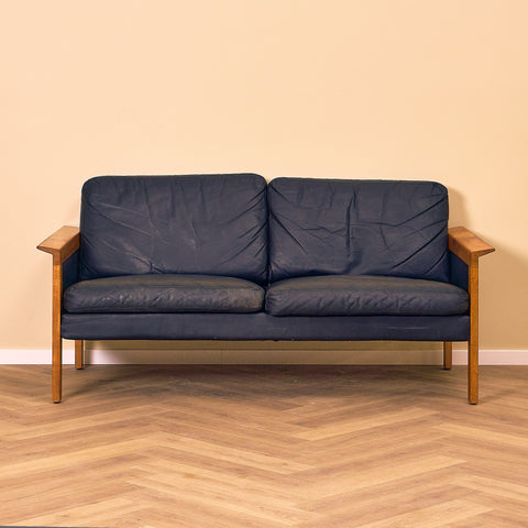 Swedish sofa in solid teak by Gillis Lundgren for IKEA, model 'Skanör'