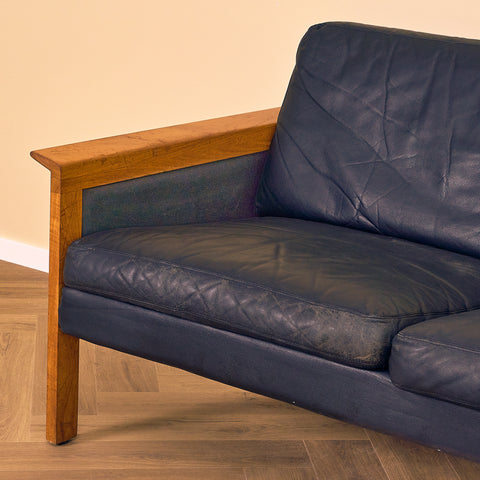 Swedish sofa in solid teak by Gillis Lundgren for IKEA, model 'Skanör'