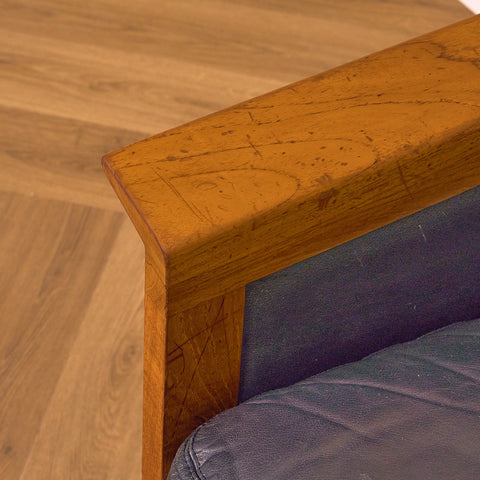 Swedish sofa in solid teak by Gillis Lundgren for IKEA, model 'Skanör'