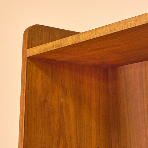 Swedish bookshelf in teak and beech