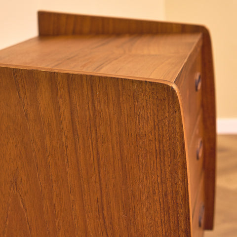 Danish chest of drawers in teak