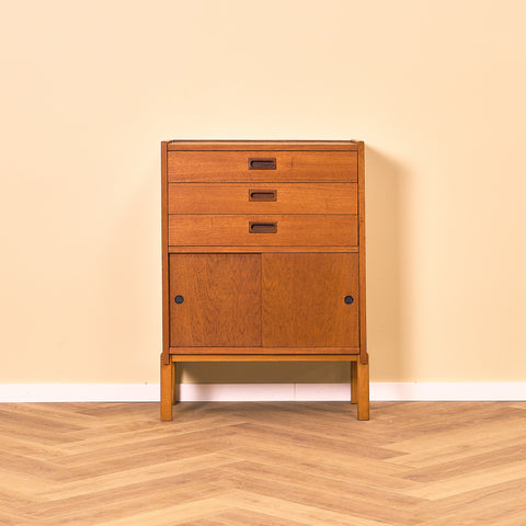 Swedish chest of drawers in teak by Polyform