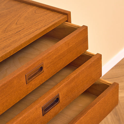 Swedish chest of drawers in teak