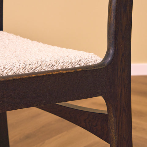 Danish dining chairs in oak by Skovby