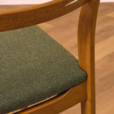 Danish set of 4 dining chairs "model 219" in teak & beech by Farstrup