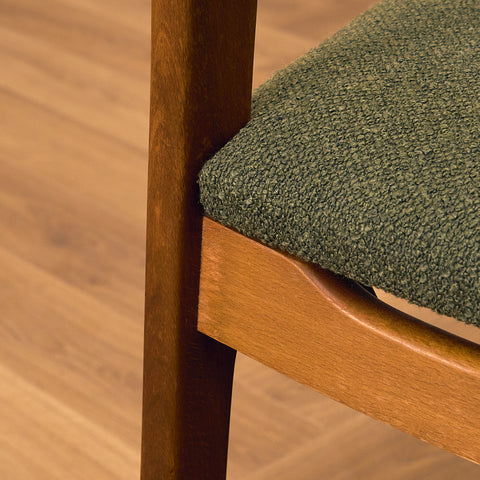 Danish set of 4 dining chairs "model 219" in teak & beech by Farstrup