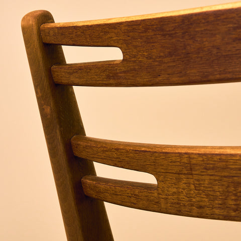 Danish set of 4 dining chairs "model 219" in teak & beech by Farstrup