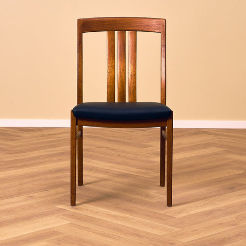 Swedish dining chairs in teak