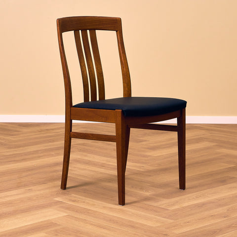 Swedish dining chairs in teak