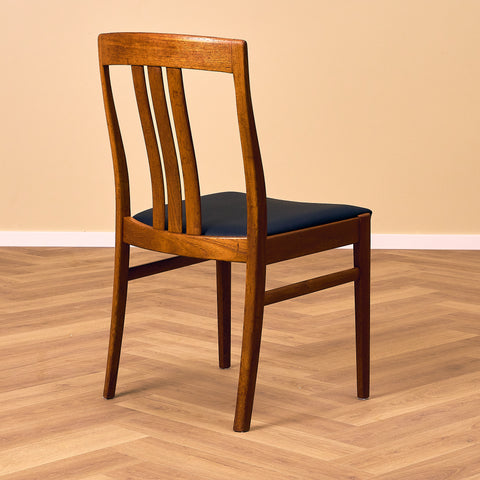 Swedish dining chairs in teak