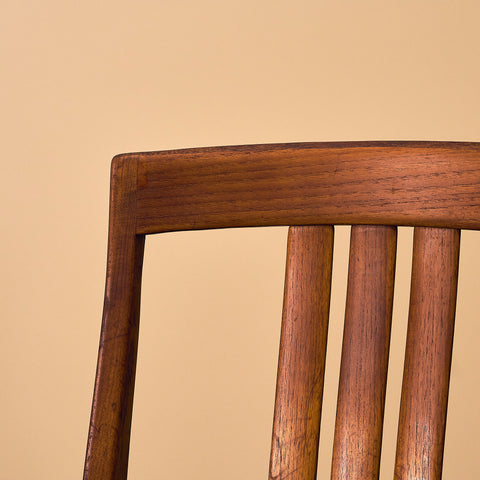 Swedish dining chairs in teak