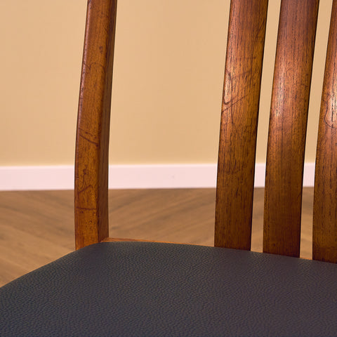 Swedish dining chairs in teak