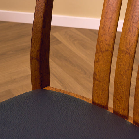 Swedish dining chairs in teak