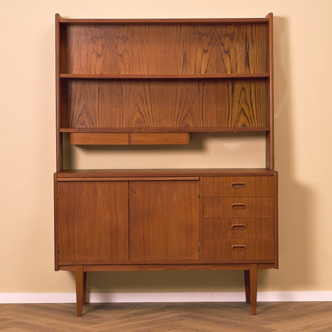 Swedish bookshelf in teak