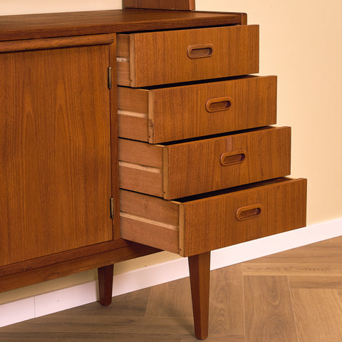 Swedish bookshelf in teak