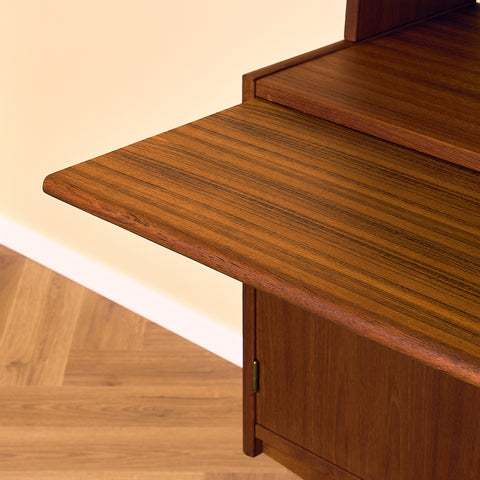 Swedish bookshelf in teak