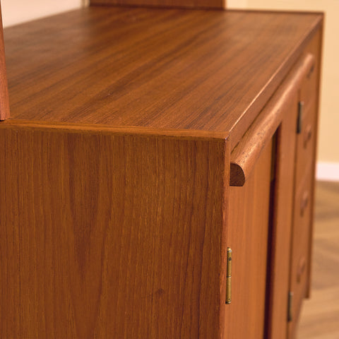 Swedish bookshelf in teak