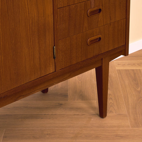 Swedish bookshelf in teak