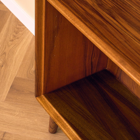 Swedish bookshelf in teak by Bodafors