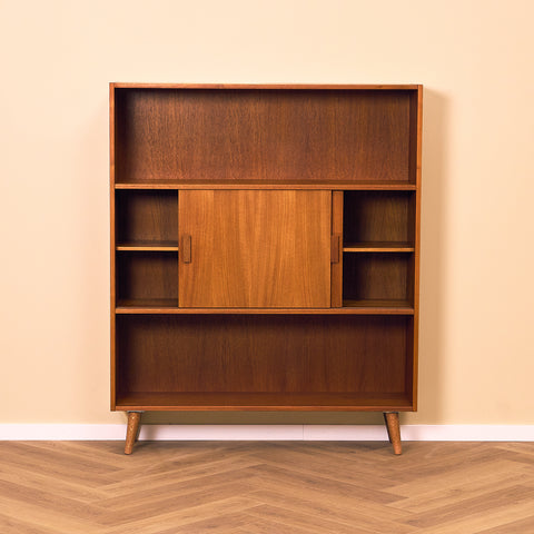 Swedish bookshelf in teak