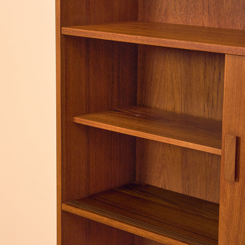 Swedish bookshelf in teak