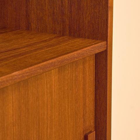 Swedish bookshelf in teak