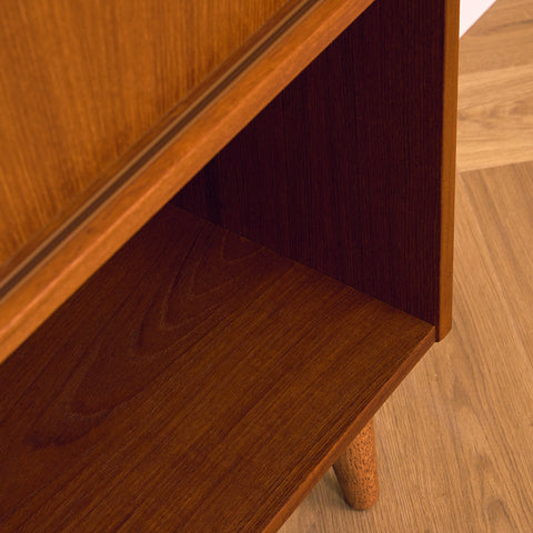 Swedish bookshelf in teak