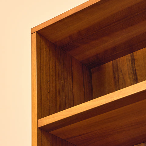 Swedish bookshelf in walnut by Bertil Fridhagen for Bodafors