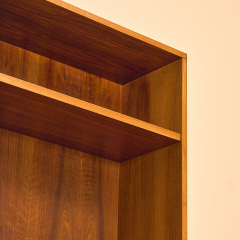 Swedish bookshelf in walnut by Bertil Fridhagen for Bodafors