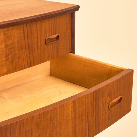 Danish chest of drawers in teak