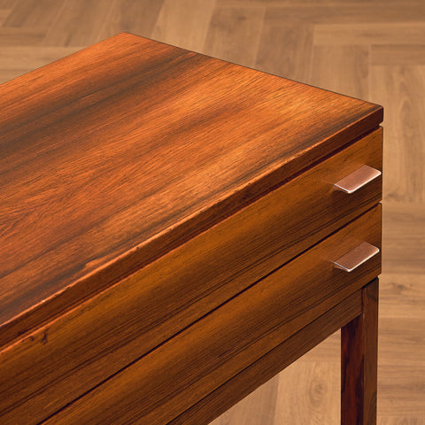 Swedish chest of drawers in Santos rosewood