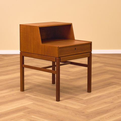 Swedish bedside tables in teak by Gunnar Myrstrand & Sven Engström, model 'Casino'