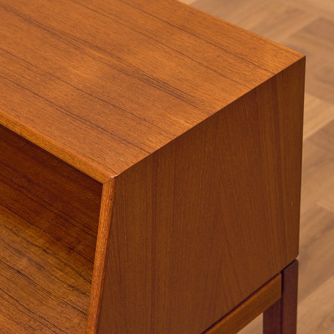 Swedish bedside tables in teak by Gunnar Myrstrand & Sven Engström, model 'Casino'