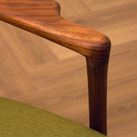 Danish armchair in walnut