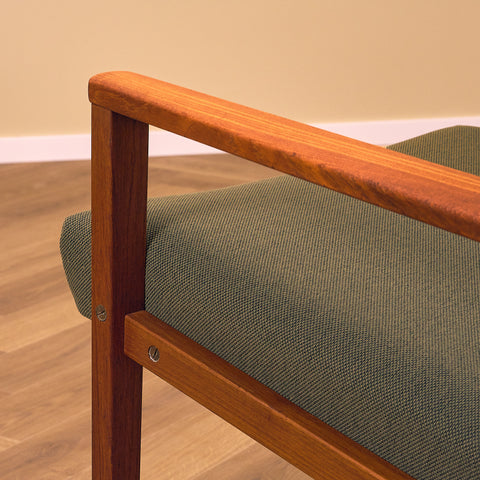 Danish armchairs in solid teak