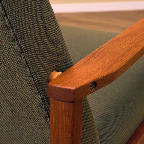 Danish armchairs in solid teak