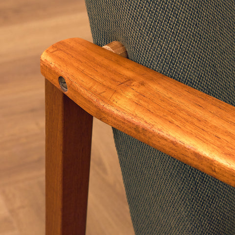 Danish armchairs in solid teak