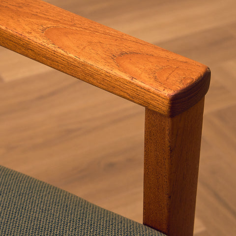 Danish armchairs in solid teak