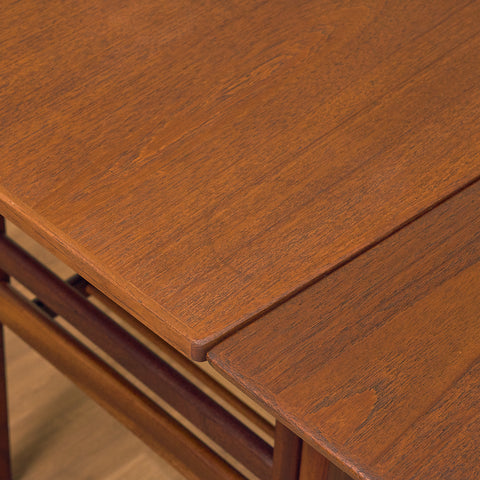 Extendable danish coffee table in teak by Kai Kristiansen for Vildbjerg Møbelfabrik