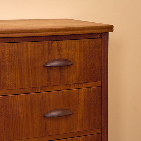 Danish chest of drawers in teak