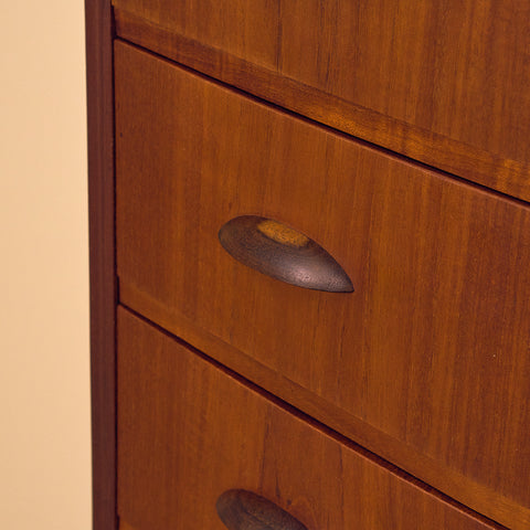Danish chest of drawers in teak