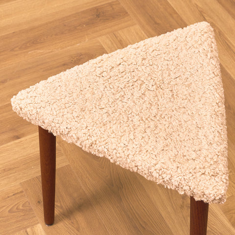 Mid-century stool in teak