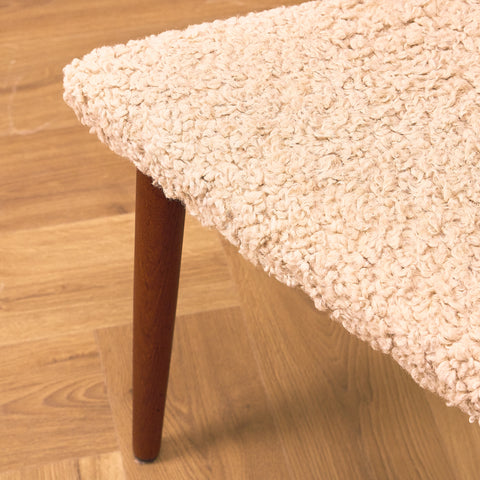 Mid-century stool in teak