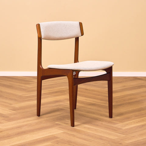 Danskt set med 6 matstolar från Thorso Mobelfabrik