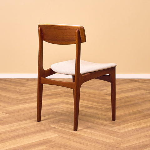 Danskt set med 6 matstolar från Thorso Mobelfabrik