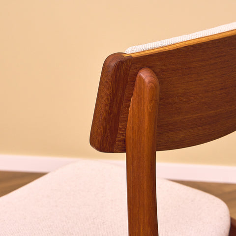 Danskt set med 6 matstolar från Thorso Mobelfabrik