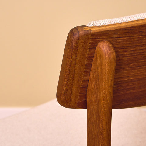 Danskt set med 6 matstolar från Thorso Mobelfabrik