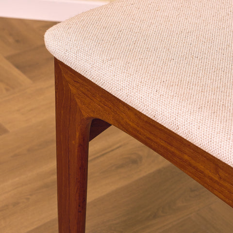 Danskt set med 6 matstolar från Thorso Mobelfabrik